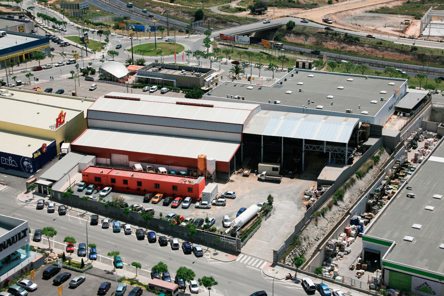 Antigues intal·lacions de CALDITEC a Les Gavarres (1995)